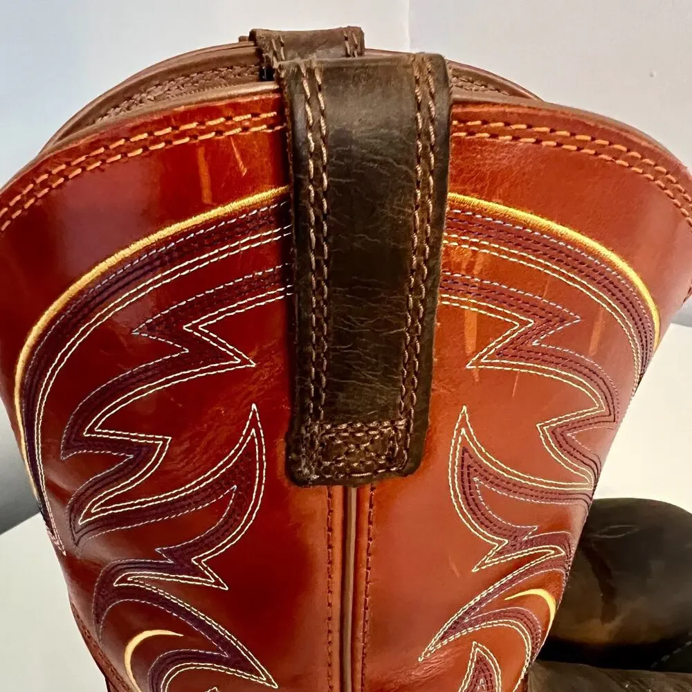 Ariat WorkHog XT Cottonwood Mens 13D Brown Leather Soft Toe EH Cowboy Work Boots
